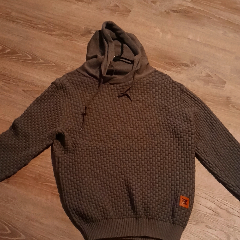 Mens Midevil Armour  hooded sweater hoodie size Large